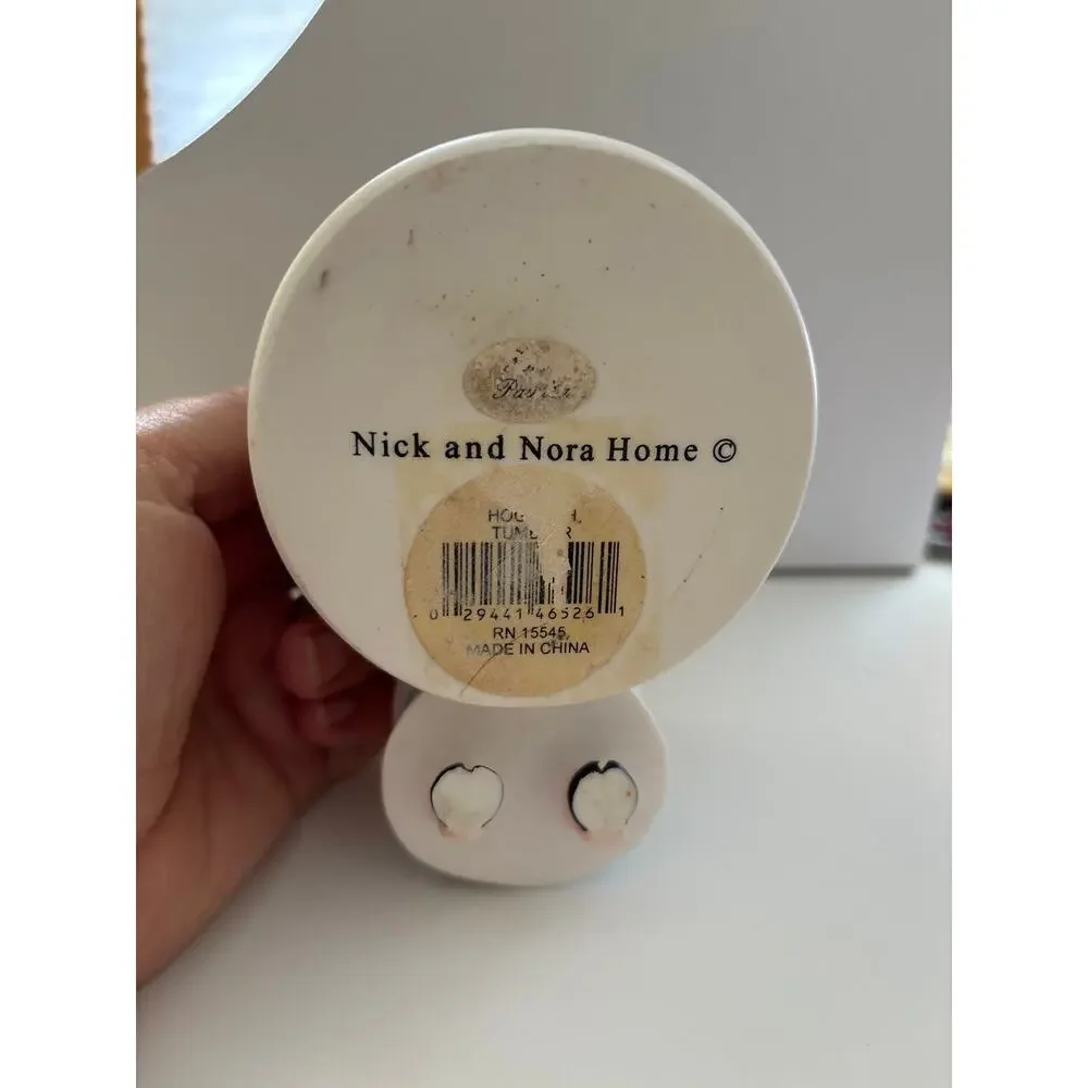 Nick & Nora Home Hogwash Ceramic Tumbler Pig New Pork Times
